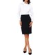 thumbnail image 2 of INSPIRE CHIC Camisa de Trabajo para Mujer con Botones, Cuello con Solapa, Manga Larga, Talla S, Blanco, 2 of 6