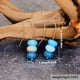thumbnail image 4 of Handmade Boho Turquoise Beaded Earrings - Elegant and Stylish Jewelry for Women, 4 of 4