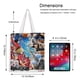 thumbnail image 5 of Haikyuu Bolso de tela con estampado de lienzo para mujer, bolsa de compras reutilizable y estética, con cremallera interior, regalo para mujer,40*40cm., 5 of 6
