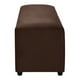 thumbnail image 3 of Banqueta Cali 3c Felpa 30 Chocolate, 3 of 5