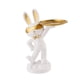 thumbnail image 3 of Estatuilla De Conejo De Estilo Chino, Bandeja De Joyería Artesanal Para Decoración De Mesa De Fiesta, Color Blanco, 3 of 3