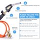 thumbnail image 5 of Kit de antorchas de propano TAUSOM Mapp Gas Heat 1900 °C con manguera de 1 m, 5 of 7