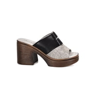 Degas - Sandalia Cuero Wilany Negro Print