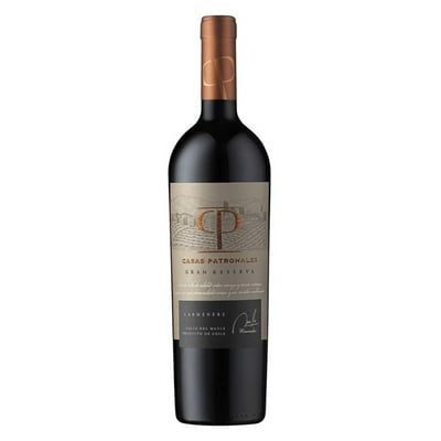 Vino Tinto Carmenere Gran Reserva Botella 750 Ml Casas Patronales