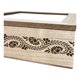 thumbnail image 2 of Caja De Té Mediana De Madera 9 Espacios Ramas Flores beige, 2 of 3