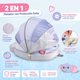 thumbnail image 5 of Flotador de Pecho para Bebé con Sombrilla y Reposacabezas No Inflable Mambobaby Azul, 5 of 5
