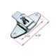 thumbnail image 2 of Pasador corredizo Harris Hardware TP5050 de 3,5" en fundición cromada, 2 of 2