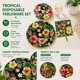 thumbnail image 3 of Juego de Vajilla Tedercle 100 piezas – Fiesta Hawaiana Luau, 3 of 7