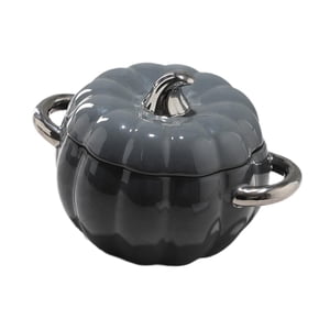 Bothyi - Bandeja Para Servir Estofado Fácil De Limpiar Con Tapa Para Refrigerios De Fiesta De Boda Gris Oscuro