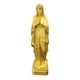 thumbnail image 1 of Estatuilla De La Madre María, Adorno De María, Figura Religiosa Para La Decoración Del Escritorio Del Hogar, Estilo A Dorado, 1 of 5