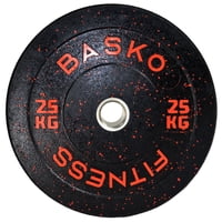 Basko Fitness - Bumper Plate Disco 25 Kg Pesas Unidad