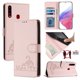 thumbnail image 1 of Funda tipo cartera FOXDOCK para Samsung Galaxy A20S con soporte, ranuras, RFID, diseño de gato, 1 of 5