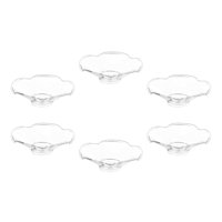 Magideal - Paquete De 6 Protectores Antigoteo Para Velas, Bandeja Recolectora De Cera, Práctico Protector Antigoteo Para Fiestas, Bodas, Uso Doméstico, Decoració Pétalo