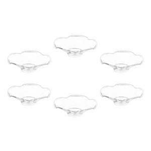 Magideal - Paquete De 6 Protectores Antigoteo Para Velas, Bandeja Recolectora De Cera, Práctico Protector Antigoteo Para Fiestas, Bodas, Uso Doméstico, Decoració Pétalo