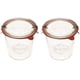 thumbnail image 1 of Frascos para Conserva WECK 742 Molde Transparente Vidrio 1/2L (2 Frascos), 1 of 9