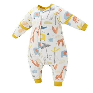 Kivara - Saquito De Dormir Bebe Con Pie Tog 1.5 Pijama Saco Dormir Amarillo L