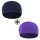 thumbnail image 1 of 2pcs Cooling Dome Skull Cap Sweat Wicking Helmet Liner Sport Motorcycle Cycling Beanie Durag Hat, 1 of 3