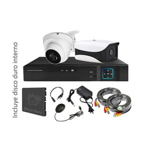 Vipa - Kit 2 Cámaras Seguridad Mixto Hd Con Disco Duro M22Ldd