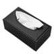 thumbnail image 1 of Funda para pañuelos KINGFOM rectangular de piel sintética negra, 1 of 9