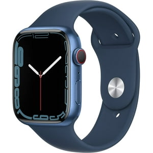 Apple Watch Series 7 45Mm Gps + Cellular Graphite Stainless Steel + Abyss Blue Sport Band 32Gb (Reacondicionado)
