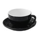 thumbnail image 4 of Taza De Café De Cerámica De 300 Ml Con Platillo Para Café Capuchino, Color Negro, 4 of 5
