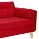 thumbnail image 4 of Sofa Retro 2c Felpa 05 Rojo, 4 of 6