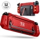 thumbnail image 1 of Funda roja para Nintendo Switch 2 NinABXY con agarre ergonómico y dockable, 1 of 8