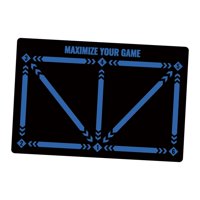 Ioensy - Alfombrilla De Entrenamiento Para Pasos De Fútbol, Accesorios De Fútbol, Alfombrilla Para Puerta De Fútbol Para Niños, Color Azul