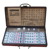 Bothyi - Juego De Mahjong Chino Tradicional Para Fiestas, Reuniones Familiares En El Hogar