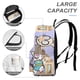 thumbnail image 4 of Superbuns-theme Backpack, Campus style schoolbag Bookbag with Adjustable Shoulder Straps And Large Zip Compartment, Unisex Travel Bags.42x30x15cm, 4 of 6