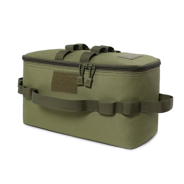 Multifunctional Outdoor Camping Gas Tank Storage Bag With Multi Sections, Outdoor Organizer Accessories