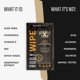 thumbnail image 4 of Toallitas corporales Hustle Clean, desechables, para baño, 40 unidades, 4 of 6
