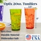 thumbnail image 2 of Vasos para beber US Acrylic Optix Plastic 600 ml (juego de 8), 2 of 8