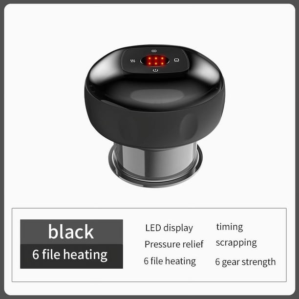 Intelligent Vacuum Cupping Massage Device Electric Heating Scraping Suction Cups Physical Fatigue Relieve Health Guasha Cans