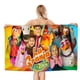 thumbnail image 1 of La Granja de Zenón Toalla de playa de secado rápido con diseño temático, regalo para mujeres y niñas, ideal para cumpleaños, fans, amantes de la música, uso en la playa o al aire libre, 78 × 160 cm, 1 of 6