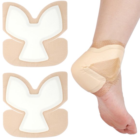 Paquete de 2 vendajes adhesivos impermeables para apósitos de espuma de silicona