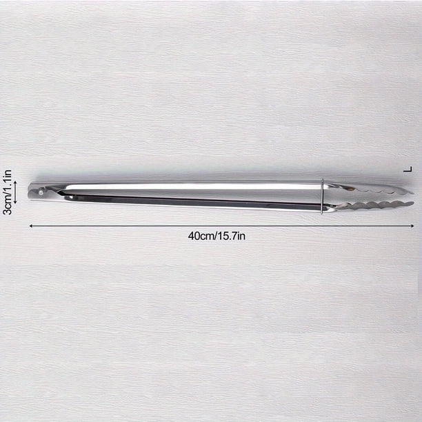 Upgrade Your Cooking Game with our Stainless Steel Food Tongs - Perfect for Baking, Cooking and Grilling!