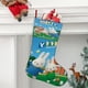 thumbnail image 2 of MIFFY Tema: Calcetines de Navidad, fino lino blanco para colgar en escaleras y chimenea, decoración navideña para el hogar, regalo de Navidad. 54cm × 38cm, 2 of 5