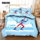 thumbnail image 1 of x983 Bed SheetsSki Duvet Cover Microfiber Extreme Sports Theme Twin Bedding Set Winter Sport Ski Snow Mountain Landscape Quilt Cover 3-Piece Bedding Set (1 Duvet Cover + 2 Pillow Shams) nj983, 1 of 5