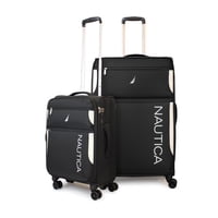 Pack 2 Maletas De Tela S+L Nautica Marbella 10K Y 23K Negra