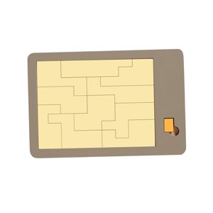 Magideal - Juguetes Educativos Tangram Para Niños, Tablero De Rompecabezas Con Formas Geométricas De Madera, Bloques De Patrones De Bloques De Formas Geométricas Estilo A