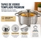 thumbnail image 5 of Juego de Ollas Acero Inoxidable 12 Piezas con Tapas  Vidrio, 5 of 5