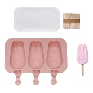Genérico - Moldes De Silicona Para Helados Molde Paletas Helado Conejo