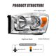 thumbnail image 4 of Conjunto de faros ADCARLIGHTS para Dodge Ram 2006-2009, 4 of 9