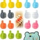 thumbnail image 2 of 4pcs Creative Thumb Hooks: Multifunctional Wire Holders for Easy, No-Trace Electric Wire Fixing - 0.78*0.78inch / 2*2CM, 2 of 4