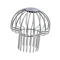 Magideal - Cubierta De Drenaje De Canalón, Colador De Tubo Descendente, Filtro De Bajante, Hojas, Protector De Canalón De Techo, Protectores De Canalón, Colador Para 65 Mm A 75 Mm