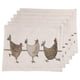 thumbnail image 2 of Set 6 Individuales de Lino 35x45 Tela Repelente a Liquido - antimancha m27, 2 of 5