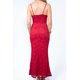 thumbnail image 2 of Jess by Meiko Vestido Maxi de Encaje con Tirantes Ajustables y Corte Sirena para Mujer Burdeos M, 2 of 6