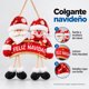 thumbnail image 4 of Colgante Navideño Santa y Muñeco de Nieve Feliz Navidad, 4 of 4