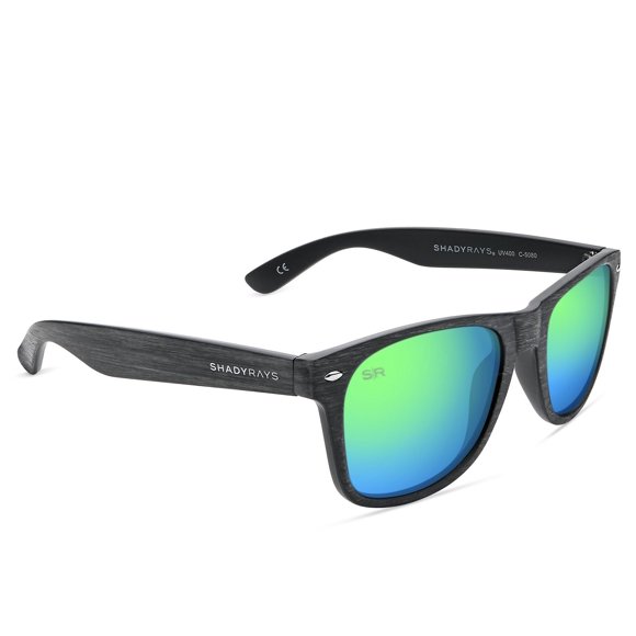 Anteojos de Sol Shady Rays Clásicos Polarizados con Espejo Verde